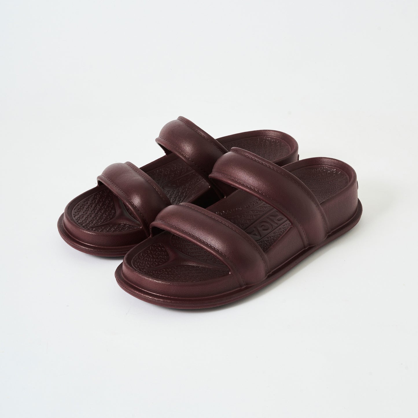 Double Strap Sandals <Bordeaux>